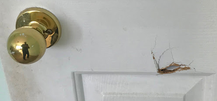 interior door hole repair Durham